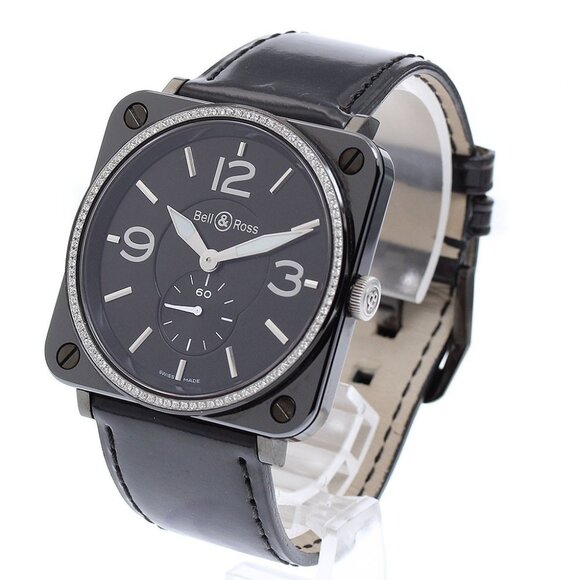 Bell&Ross BRS-98-BCS Diamond Bezel black Dial Quartz Ladies Watch_899160 - Picture 2 of 6